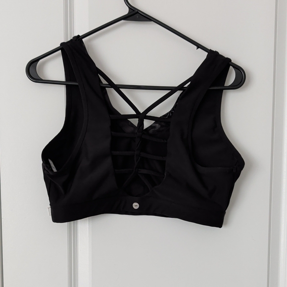 Avia Black Crisscross Sports Bra - Picture 2 of 9